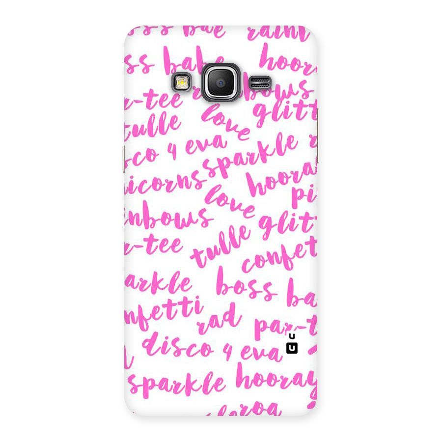 Sparkle Love Back Case for Galaxy Grand Prime