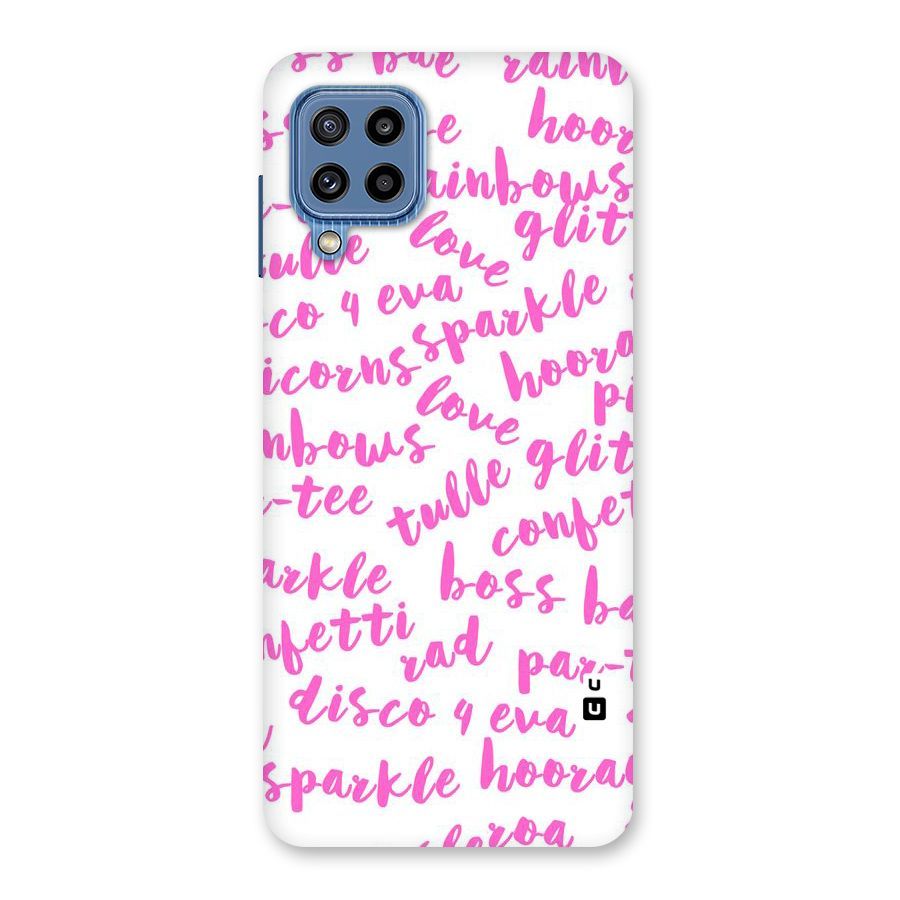 Sparkle Love Back Case for Galaxy M32