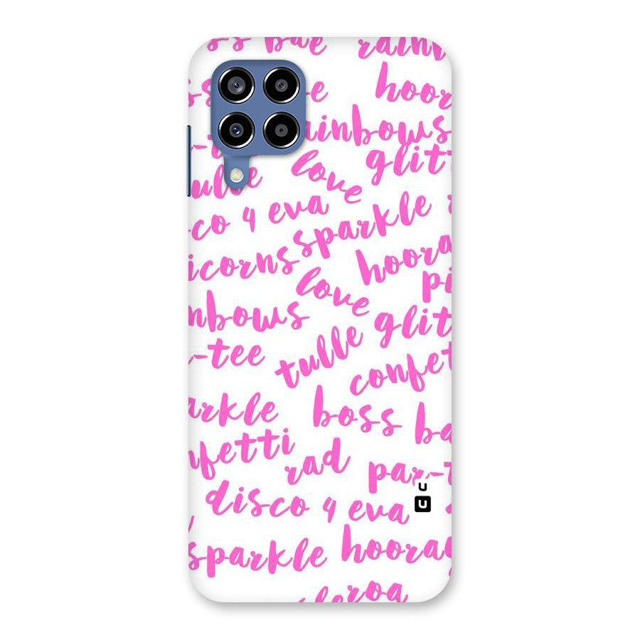 Sparkle Love Back Case for Galaxy M53 5G