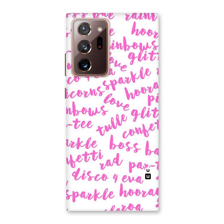 Sparkle Love Back Case for Galaxy Note 20 Ultra