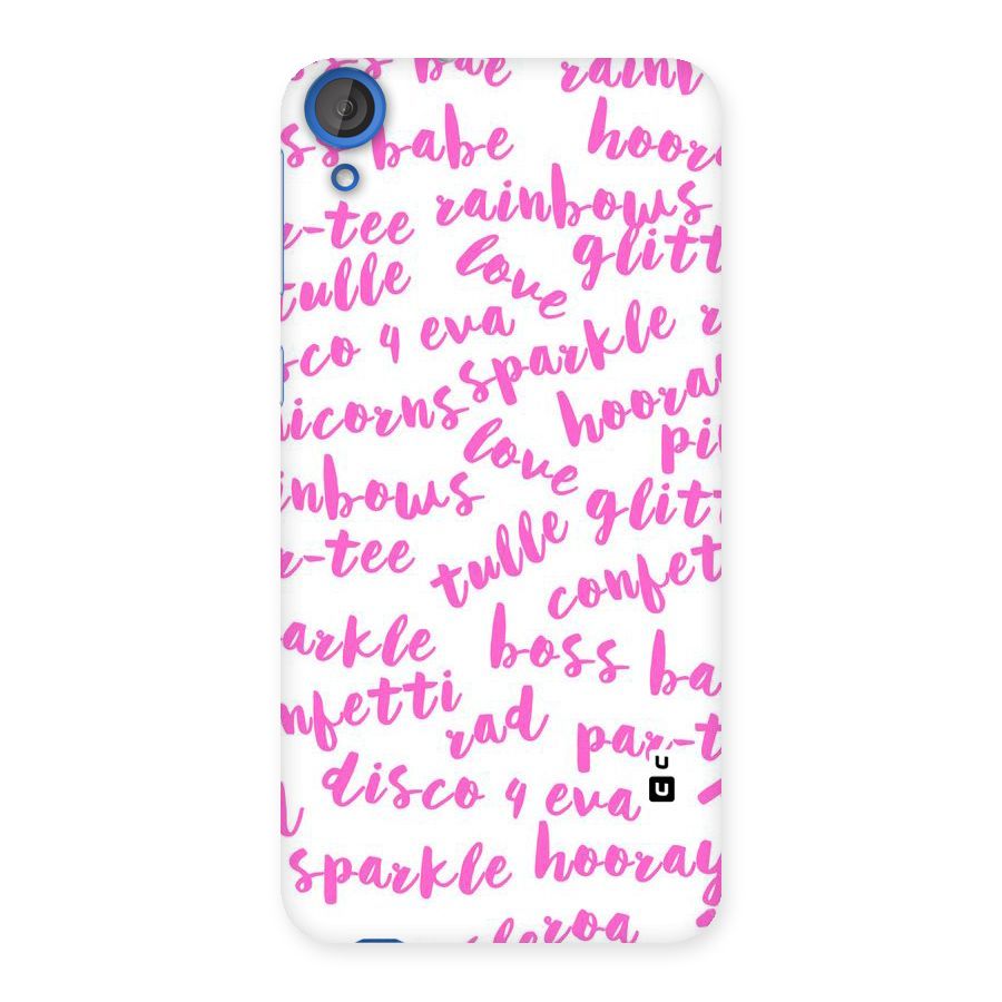 Sparkle Love Back Case for HTC Desire 820