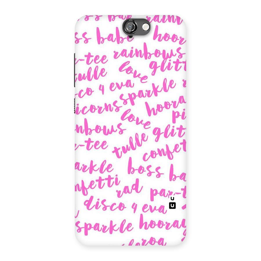 Sparkle Love Back Case for HTC One A9