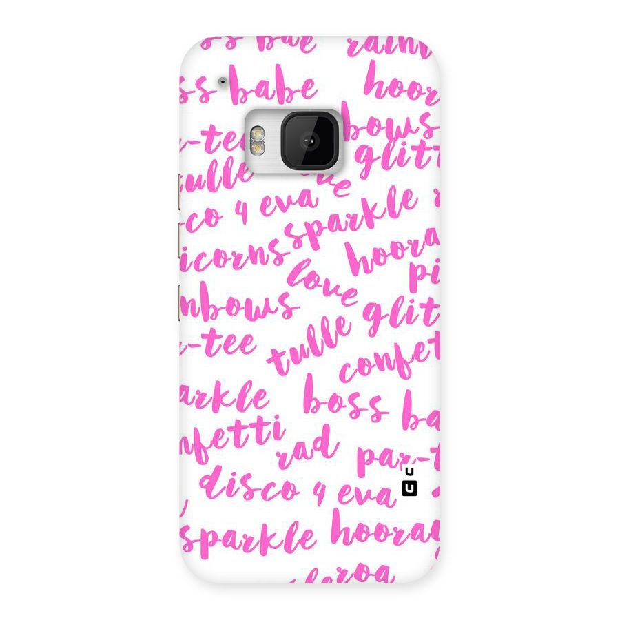 Sparkle Love Back Case for HTC One M9