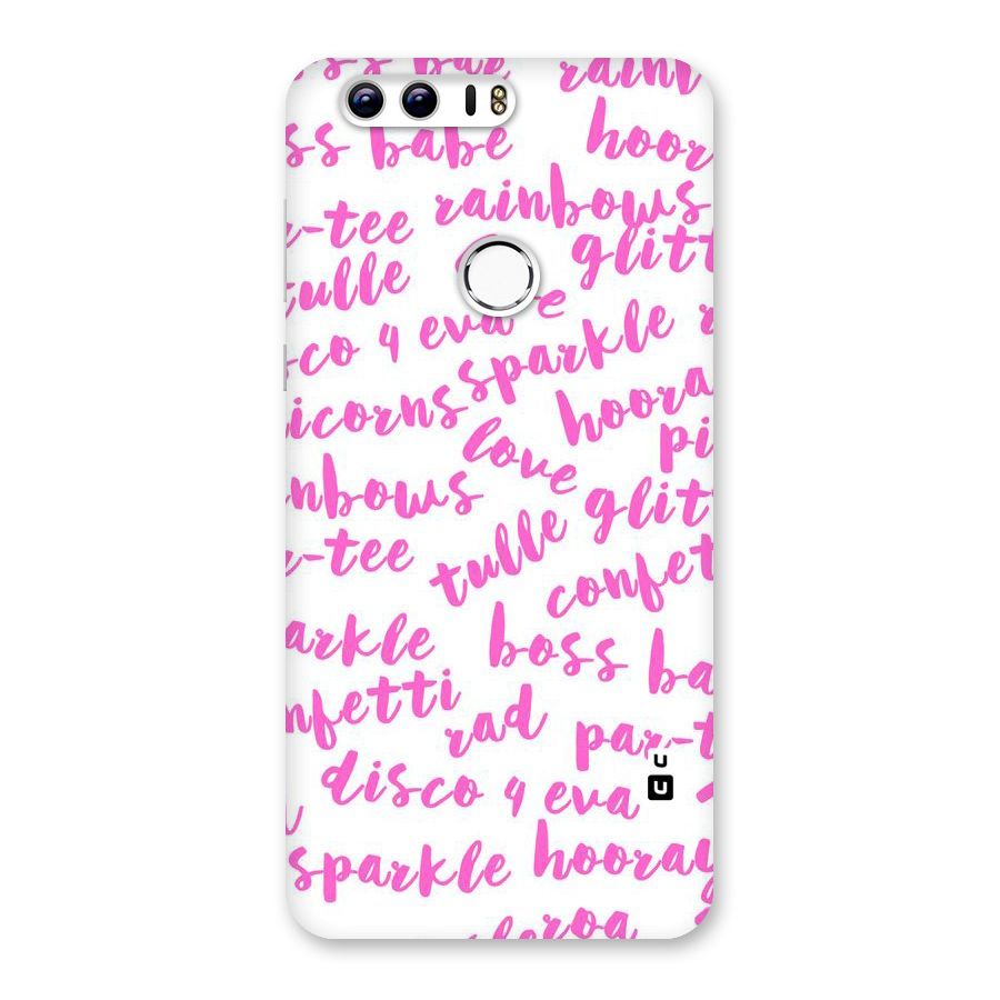 Sparkle Love Back Case for Honor 8