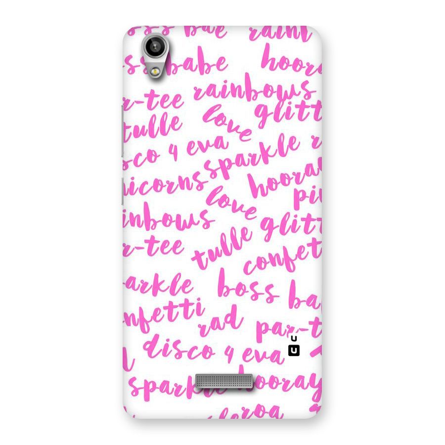Sparkle Love Back Case for Lava-Pixel-V1