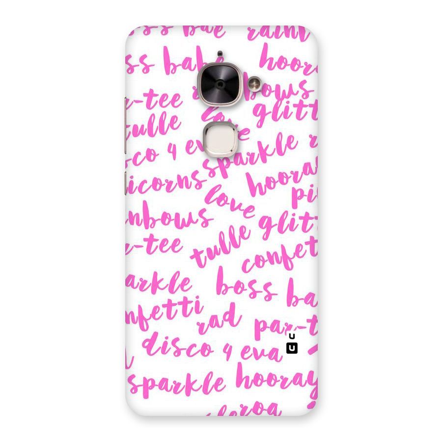 Sparkle Love Back Case for Le 2