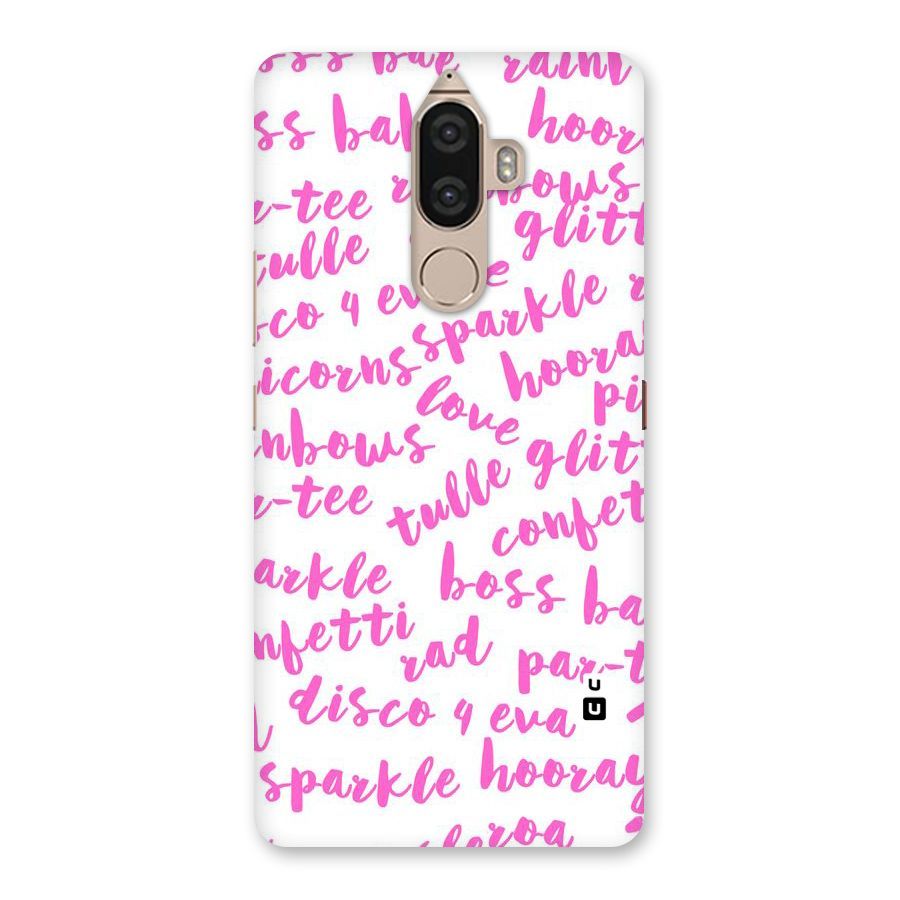 Sparkle Love Back Case for Lenovo K8 Note