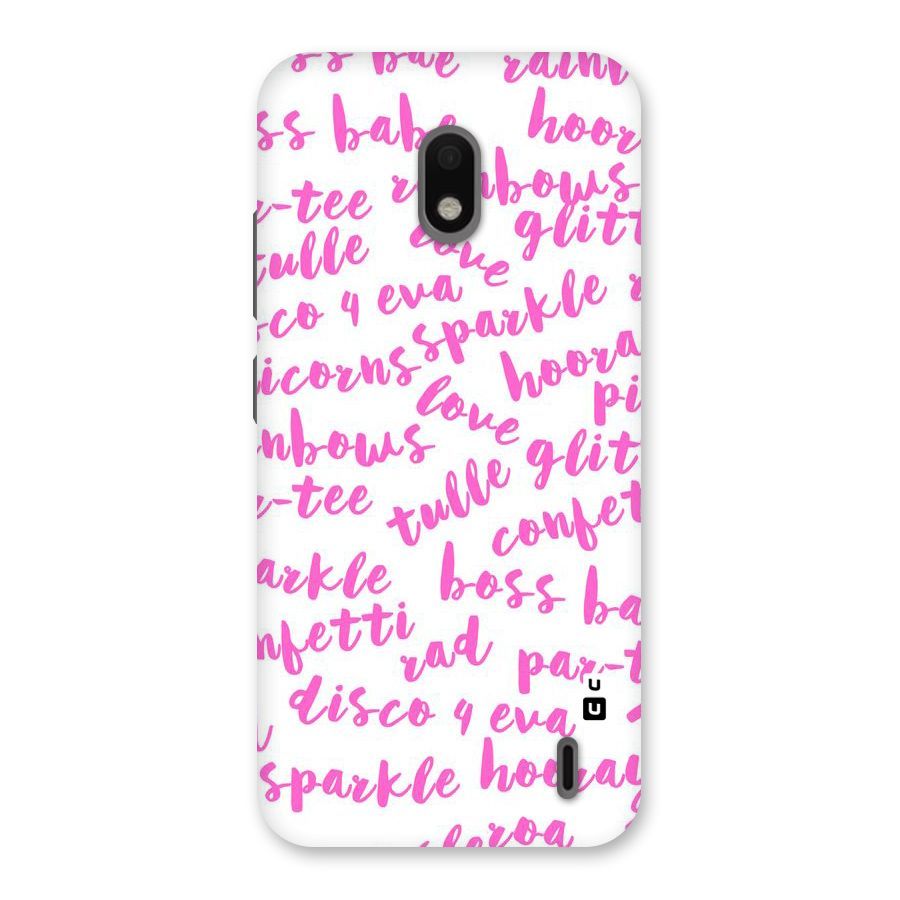 Sparkle Love Back Case for Nokia 2.2