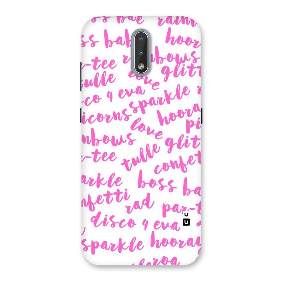 Sparkle Love Back Case for Nokia 2.3