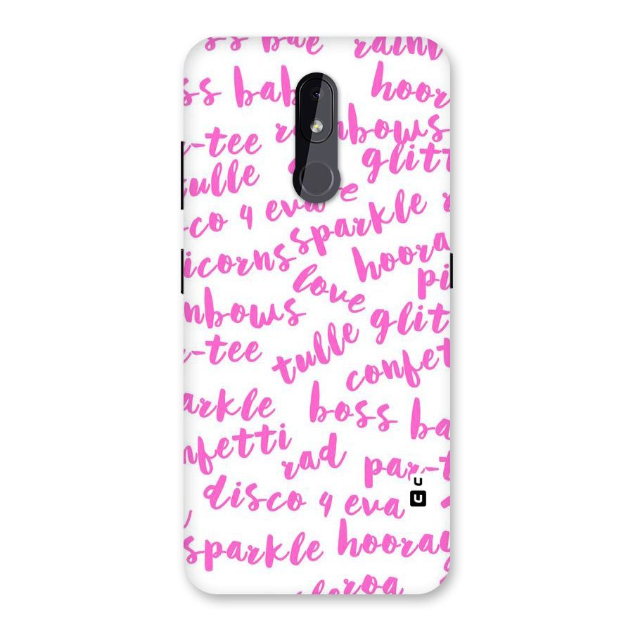 Sparkle Love Back Case for Nokia 3.2