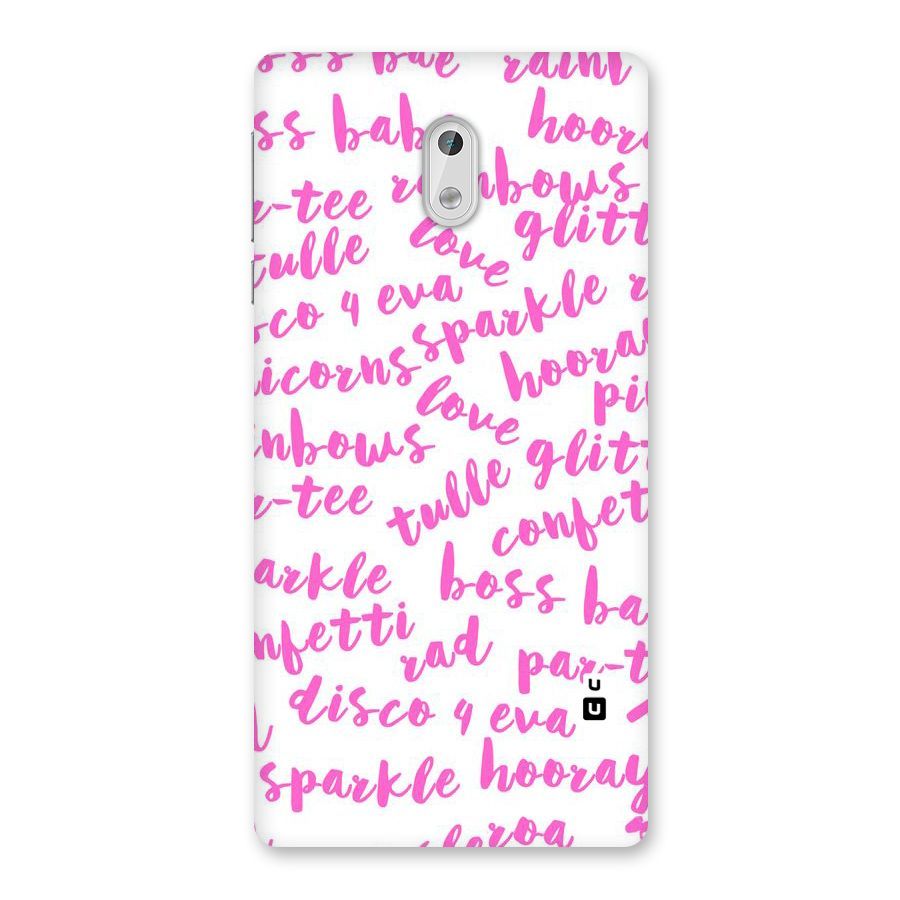 Sparkle Love Back Case for Nokia 3