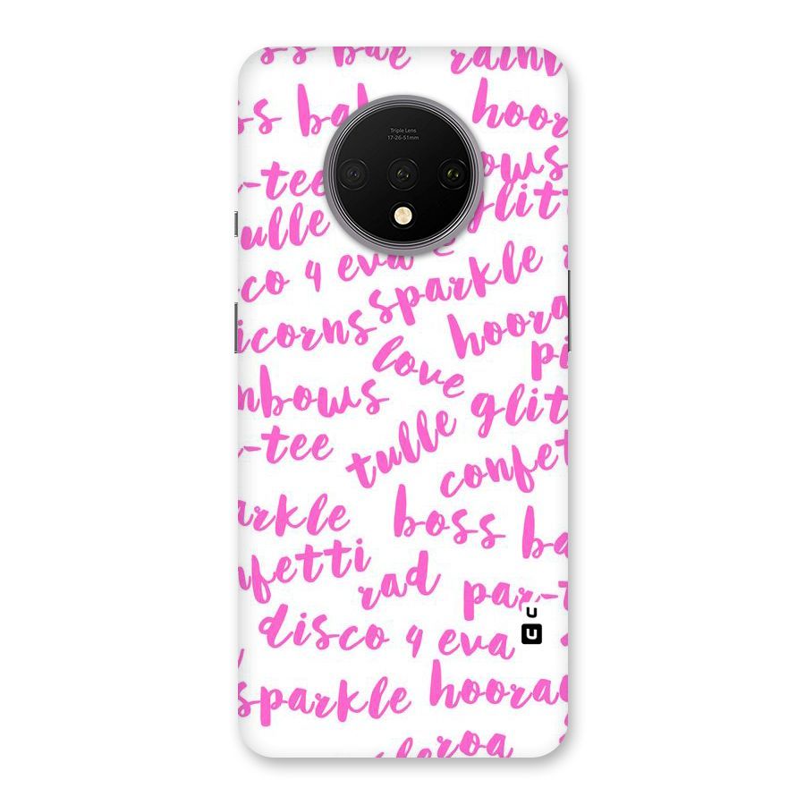 Sparkle Love Back Case for OnePlus 7T