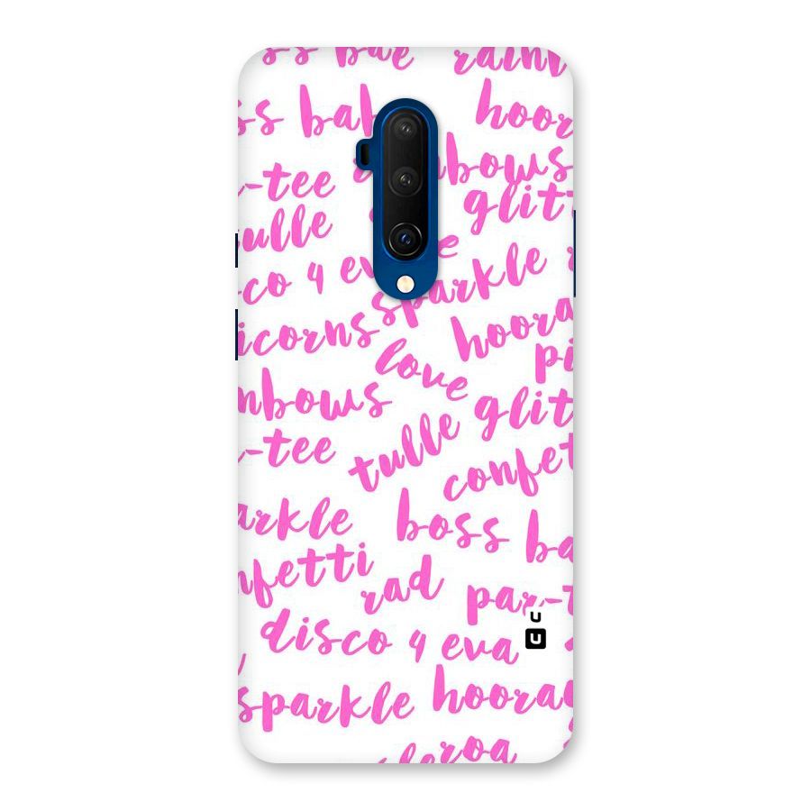 Sparkle Love Back Case for OnePlus 7T Pro