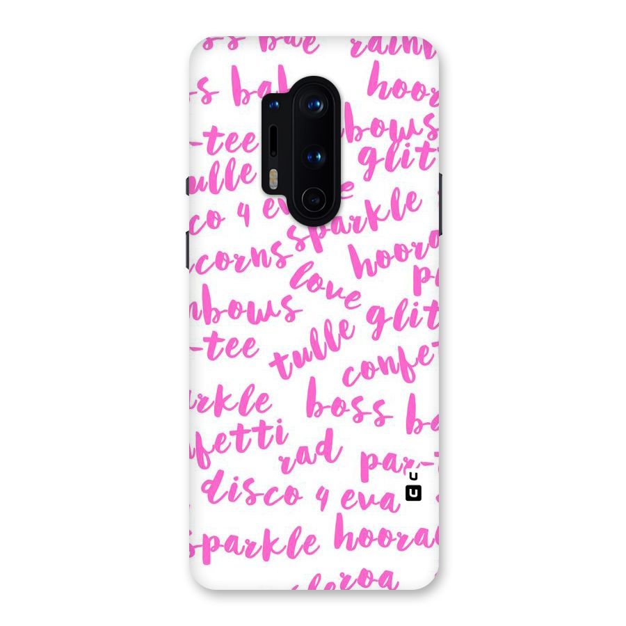Sparkle Love Back Case for OnePlus 8 Pro