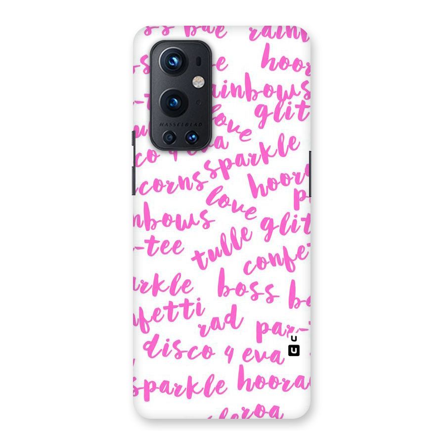 Sparkle Love Back Case for OnePlus 9 Pro