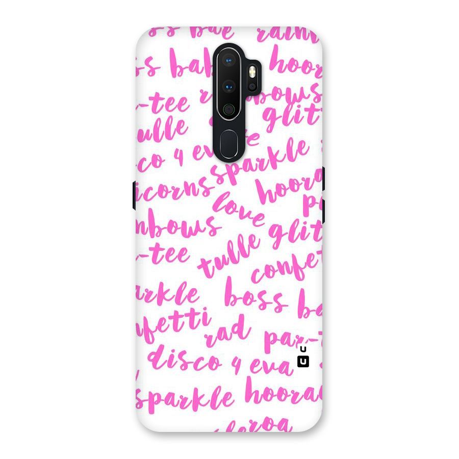 Sparkle Love Back Case for Oppo A5 (2020)