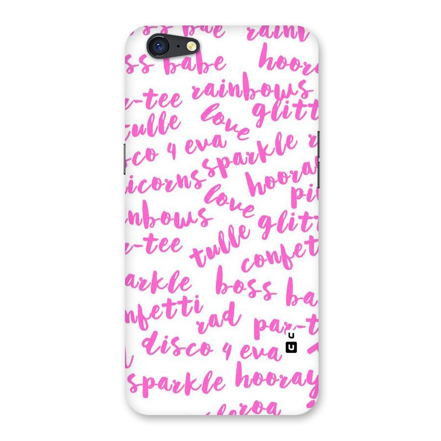 Sparkle Love Back Case for Oppo A71