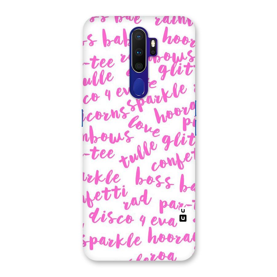 Sparkle Love Back Case for Oppo A9 (2020)