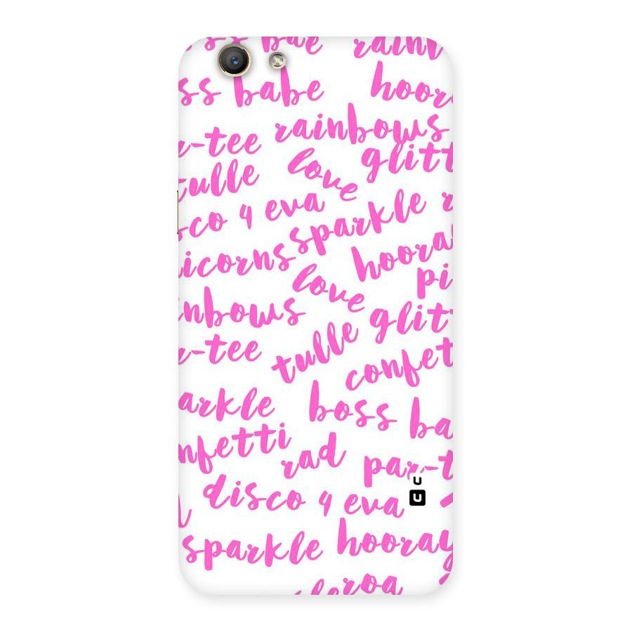 Sparkle Love Back Case for Oppo F1s