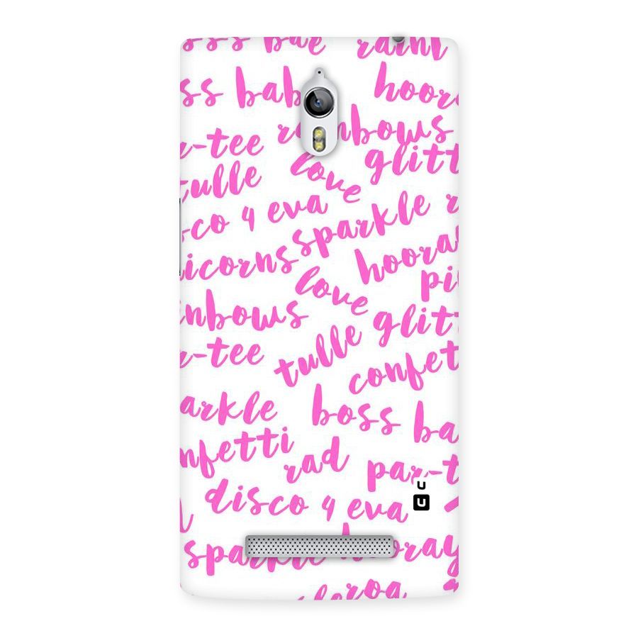 Sparkle Love Back Case for Oppo Find 7
