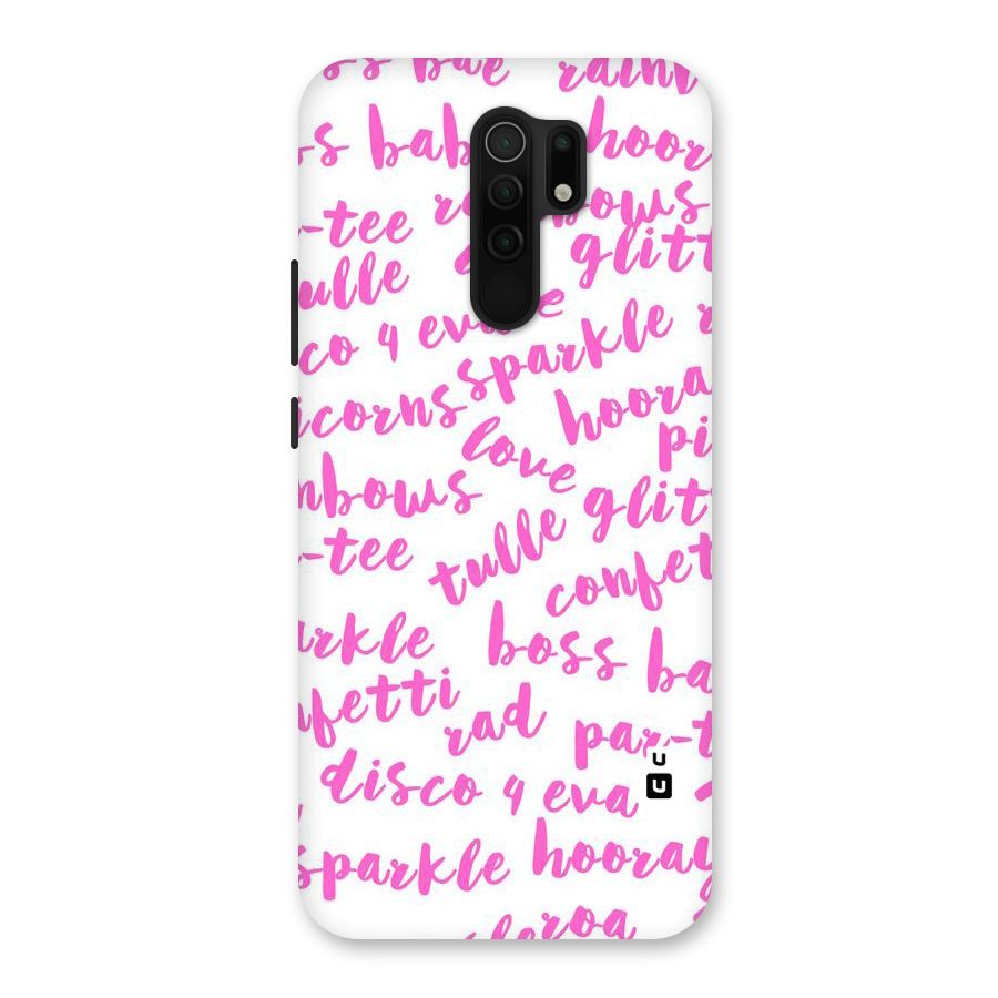 Sparkle Love Back Case for Poco M2