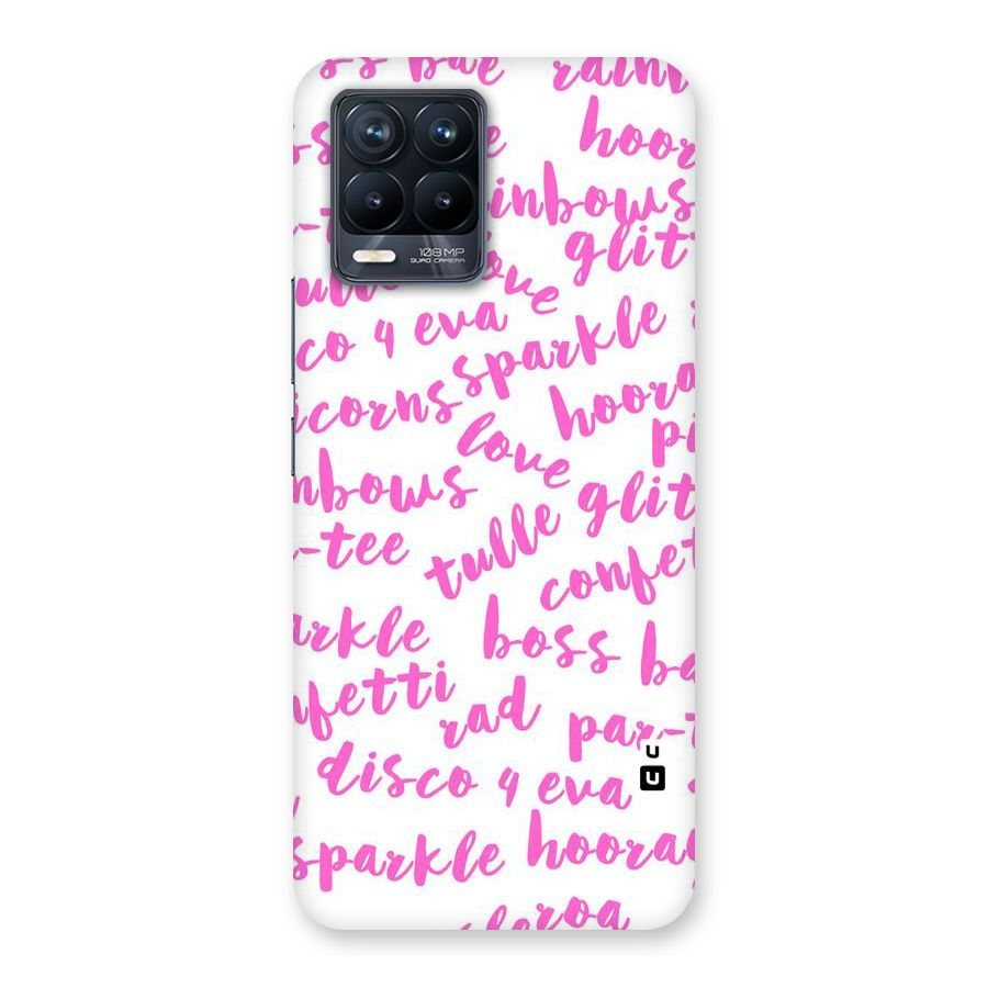 Sparkle Love Back Case for Realme 8 Pro