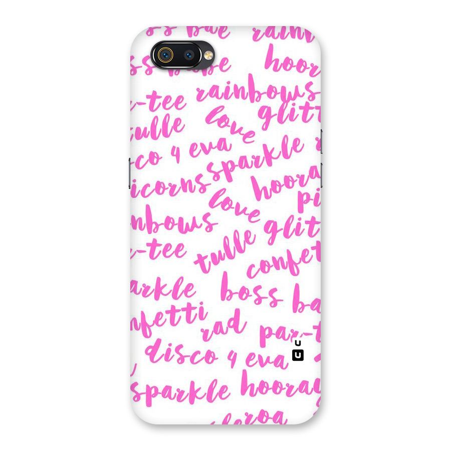 Sparkle Love Back Case for Realme C2