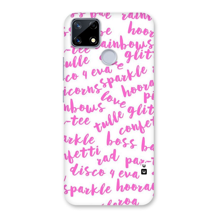 Sparkle Love Back Case for Realme Narzo 20