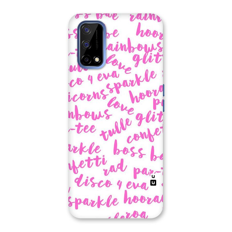 Sparkle Love Back Case for Realme Narzo 30 Pro