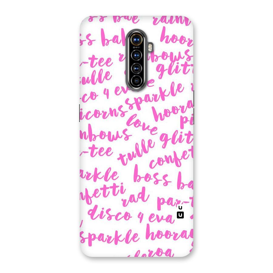 Sparkle Love Back Case for Realme X2 Pro