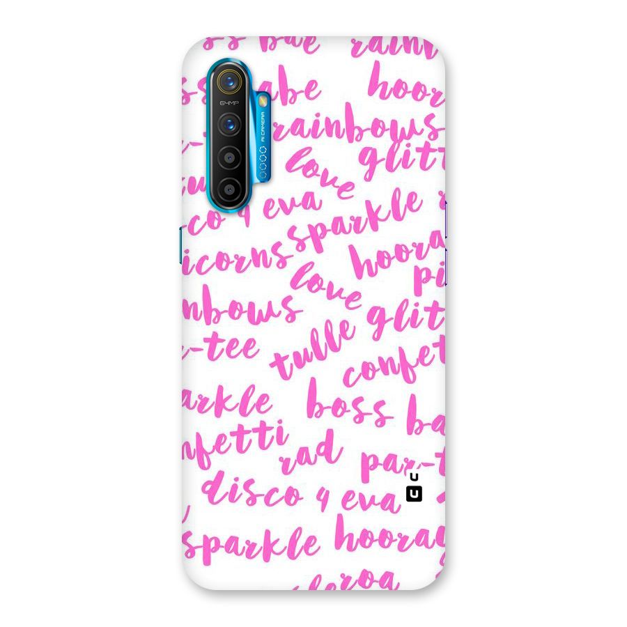 Sparkle Love Back Case for Realme XT
