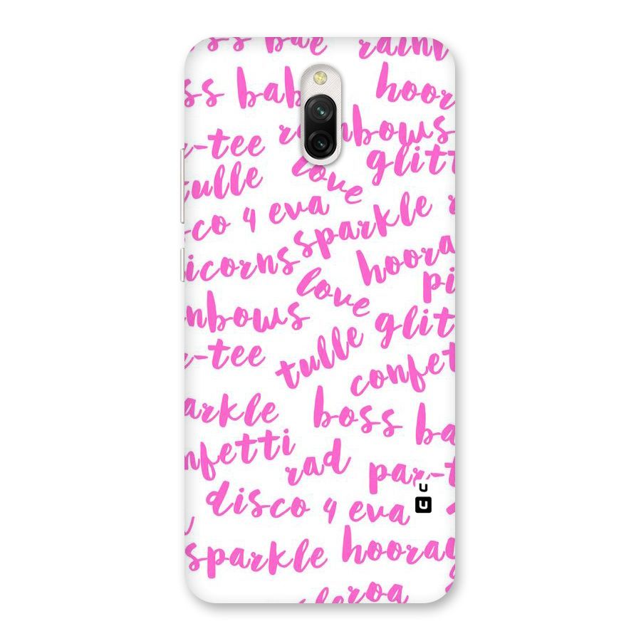 Sparkle Love Back Case for Redmi 8A Dual