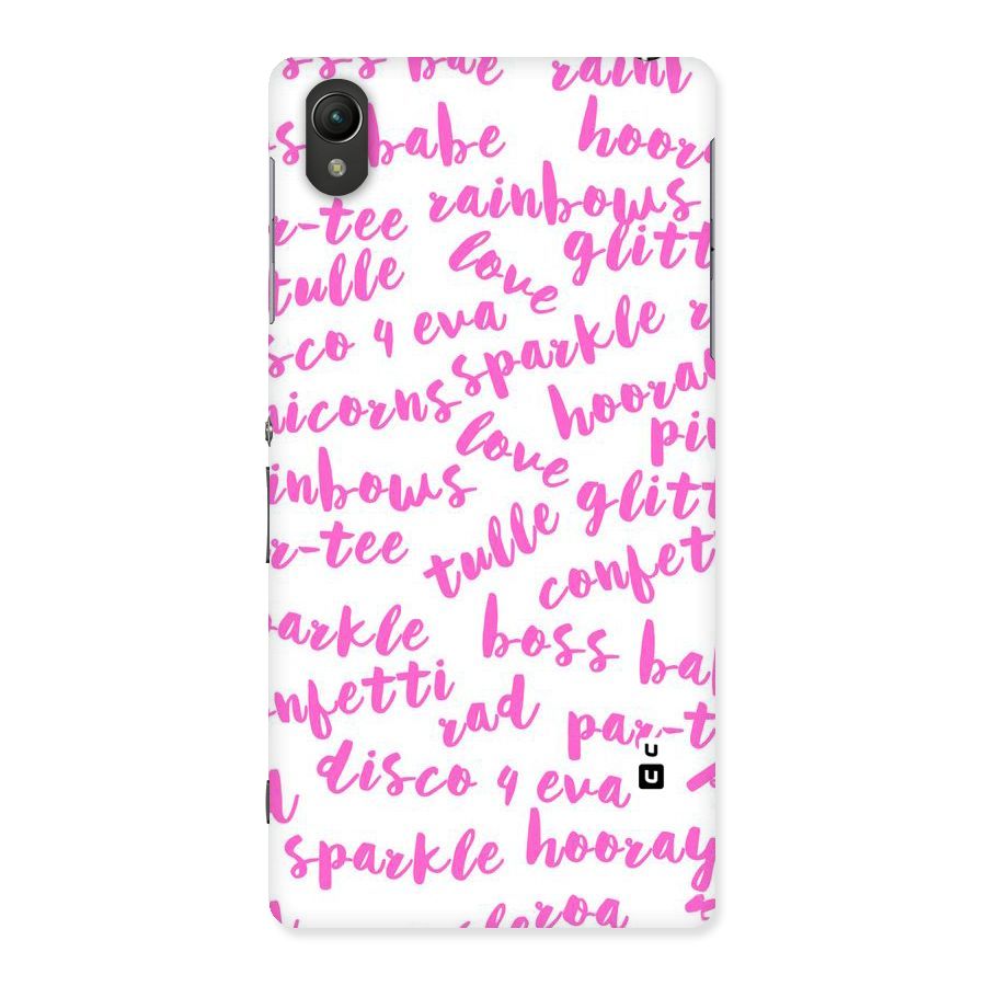 Sparkle Love Back Case for Sony Xperia Z2