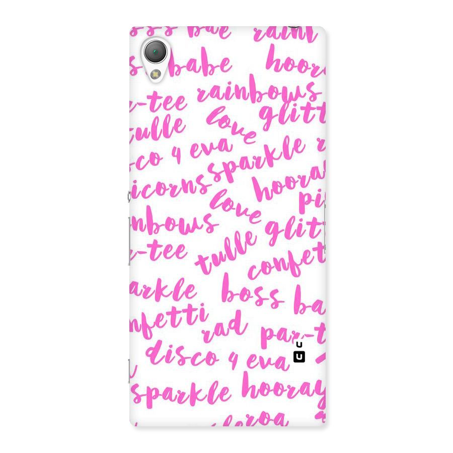 Sparkle Love Back Case for Sony Xperia Z3