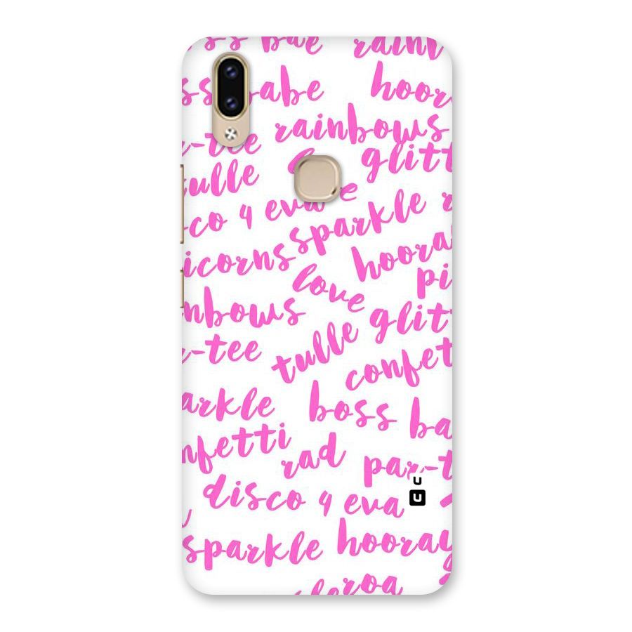 Sparkle Love Back Case for Vivo V9 Youth