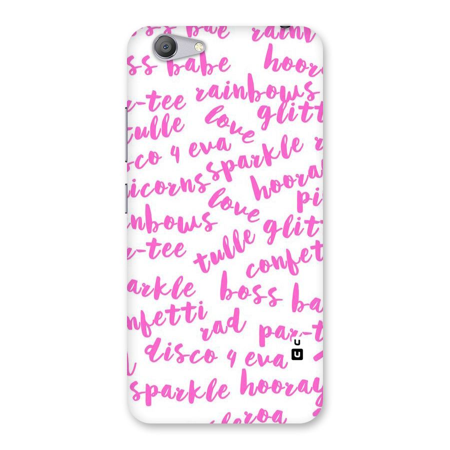 Sparkle Love Back Case for Vivo Y53