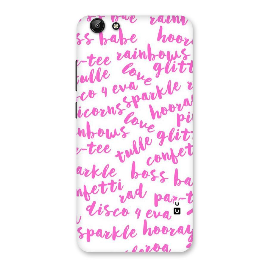 Sparkle Love Back Case for Vivo Y69