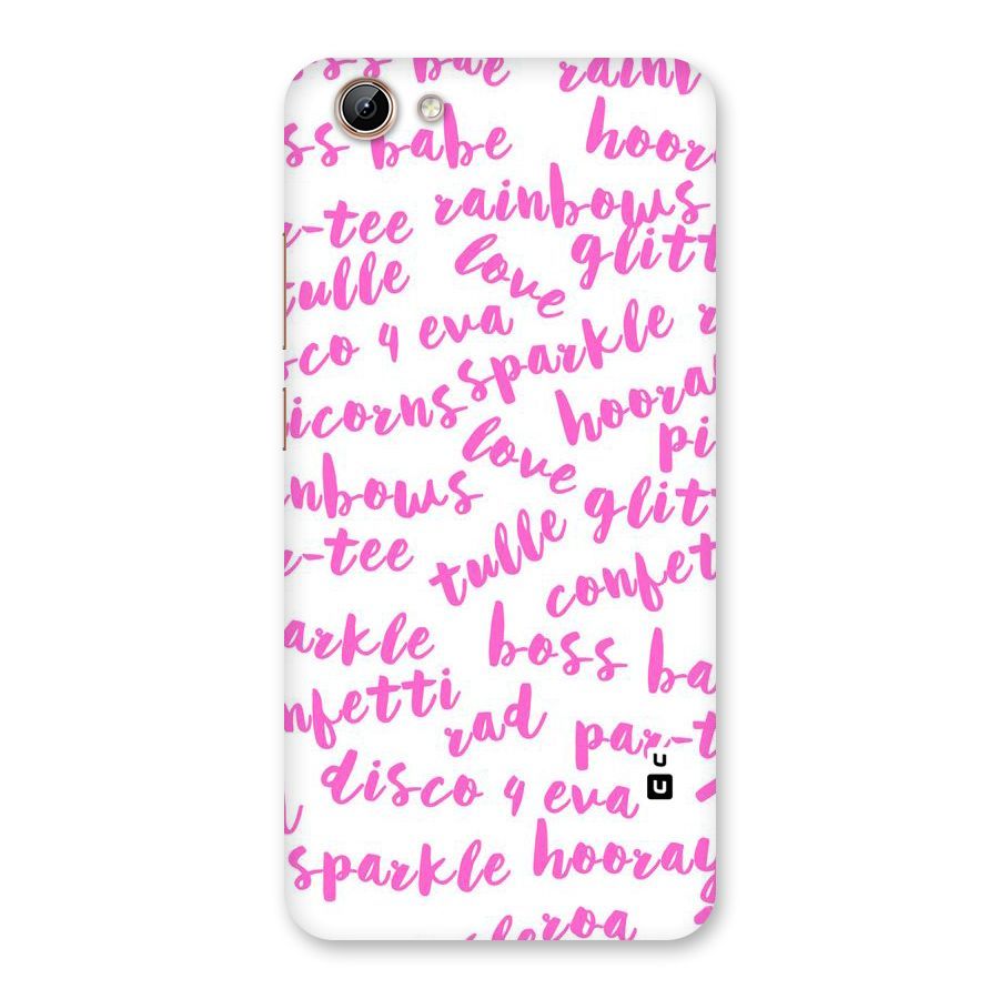 Sparkle Love Back Case for Vivo Y71