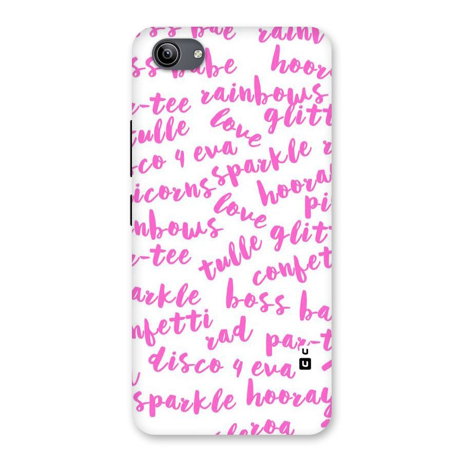 Sparkle Love Back Case for Vivo Y81i