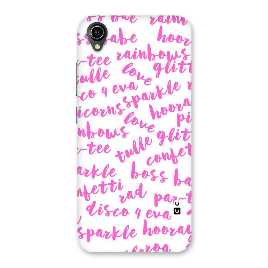 Sparkle Love Back Case for Vivo Y90