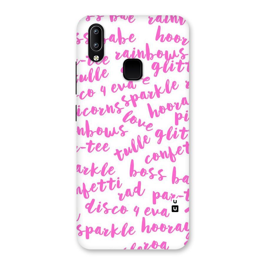 Sparkle Love Back Case for Vivo Y93