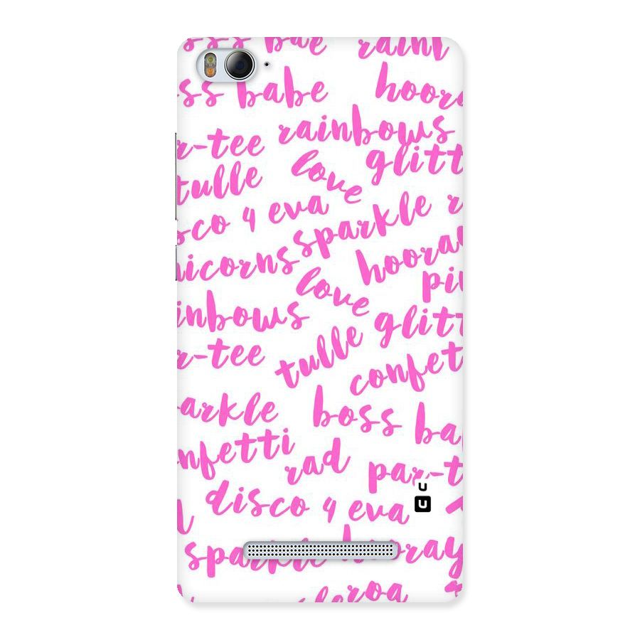 Sparkle Love Back Case for Xiaomi Mi4i