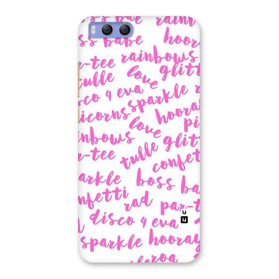 Sparkle Love Back Case for Xiaomi Mi 6