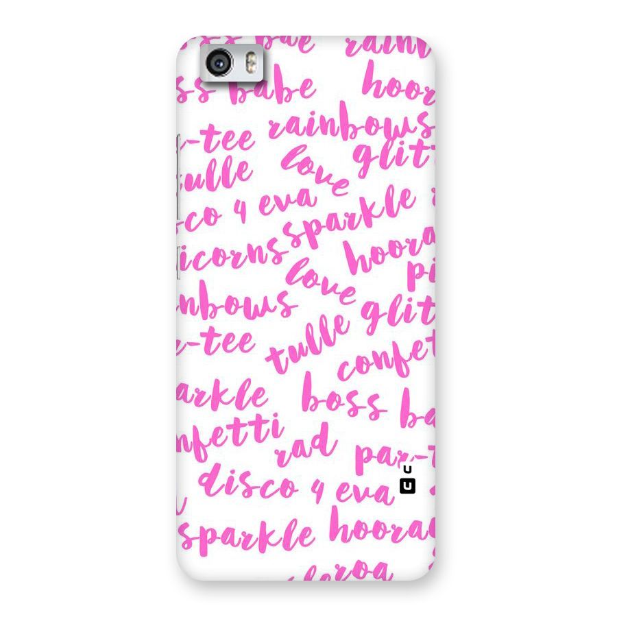 Sparkle Love Back Case for Xiaomi Redmi Mi5