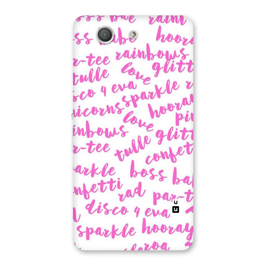 Sparkle Love Back Case for Xperia Z3 Compact