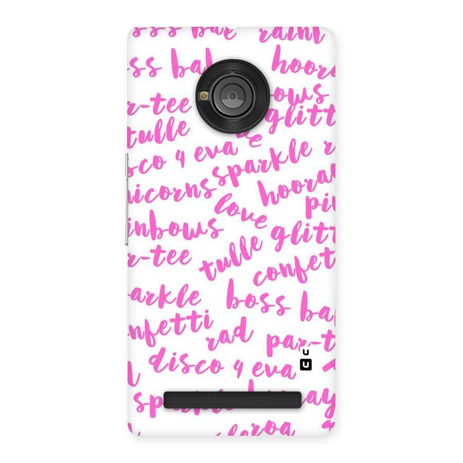 Sparkle Love Back Case for Yu Yuphoria