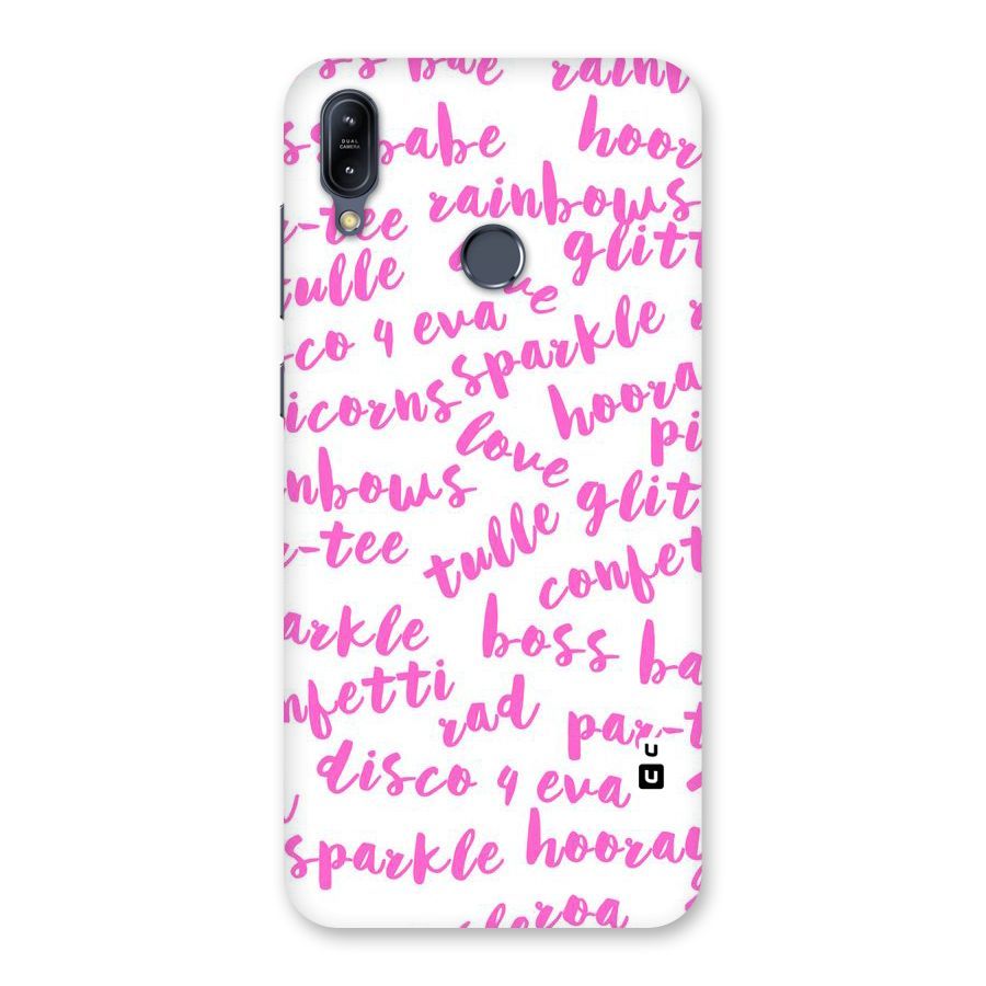 Sparkle Love Back Case for Zenfone Max M2