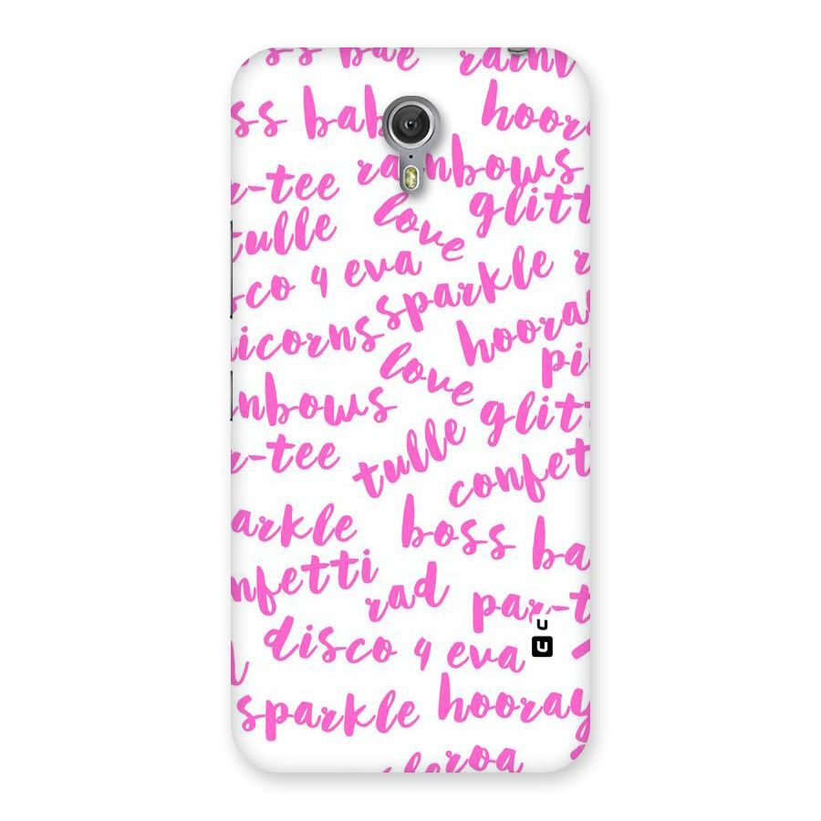 Sparkle Love Back Case for Zuk Z1