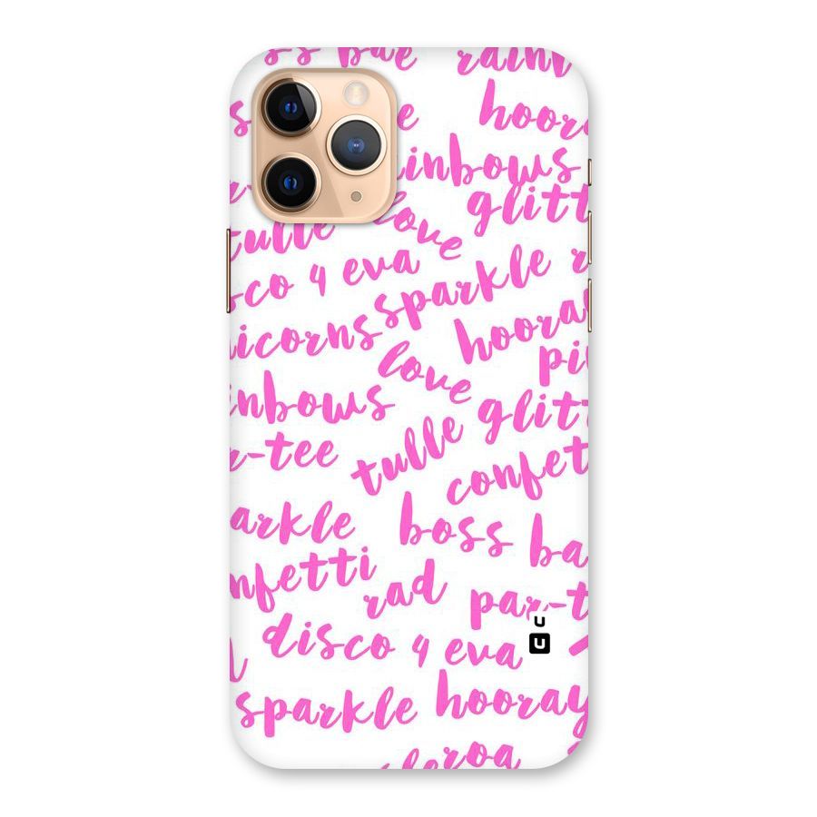 Sparkle Love Back Case for iPhone 11 Pro
