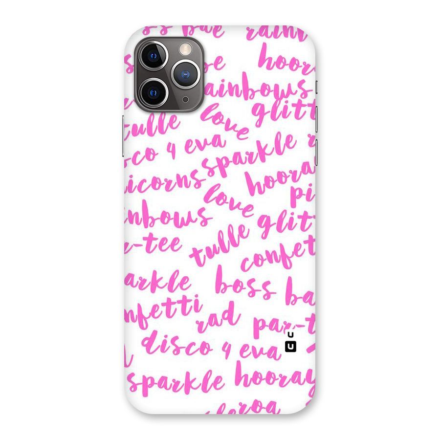 Sparkle Love Back Case for iPhone 11 Pro Max